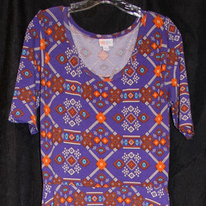 Southwest Large L LuLaRoe LLR Ana Maxi Dress